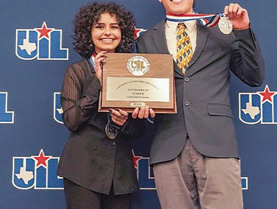 McKinney, Bober duo win silver at UIL State CX Debate