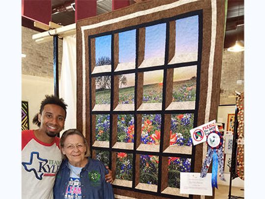 Memorial quilt takes the prize at Kyle Quilt Show
