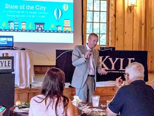 Mitigating growing pains key in Kyle leader’s annual address