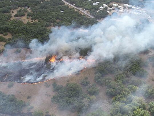 Mowing sparks 10 to 15-acre grass fire near Wimberley
