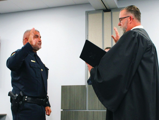 Newly-elected Hays County Sheriff Hipolito sworn in
