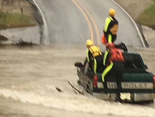 No injuries after structure fire, swift water rescue calls