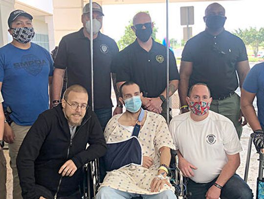 Officers shot in line of duty released from hospital