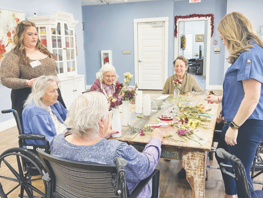 PAM Rehab, Alexis Pointe team up for flower bouquet workshop