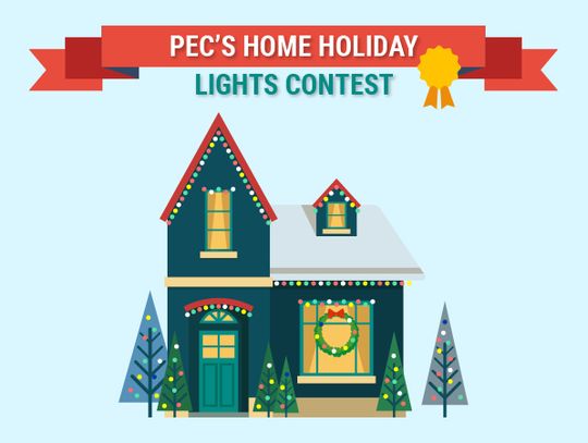 PEC’s holiday lights contest entries due tomorrow