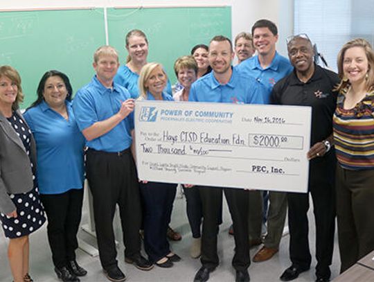 PEC shows support for Hays CISD Ed Foundation