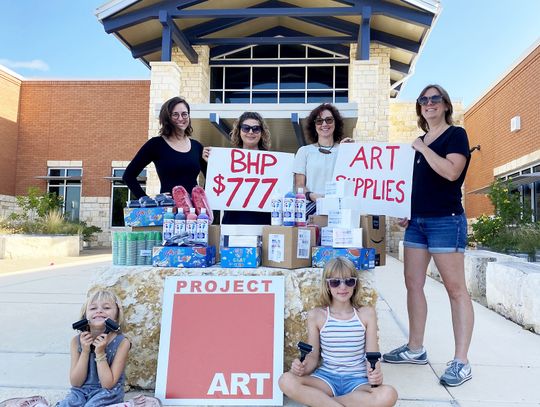 Project ART Wimberley raises $3K for art supplies