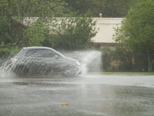 Rains from Harvey close several area roads