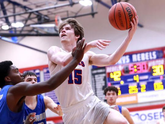 Rebel boys baskeball tops Lehman 54-36