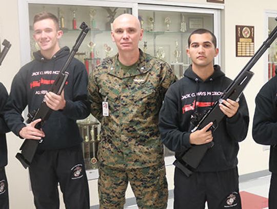 Rebel rifle team earns top marks