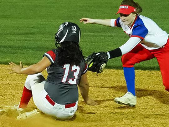 Rebel softball collars Bowie for first win at new field
