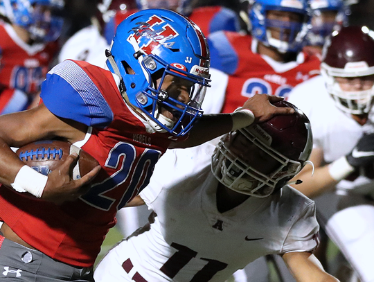 Rebels gallop past Austin 69-36