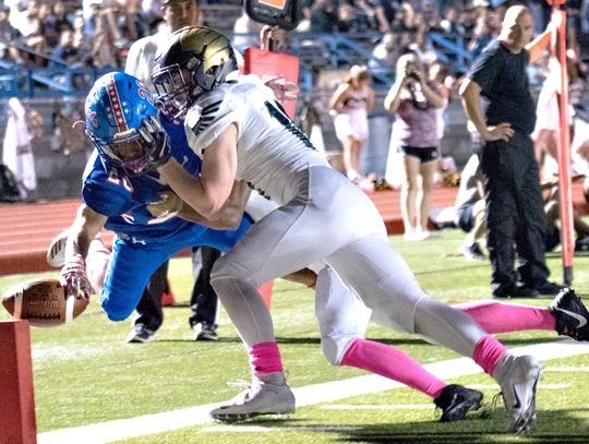 Rebels remain undefeated after 56-21 blowout win over Akins