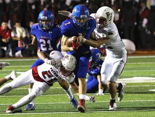 Rebels rush past East View 48-36