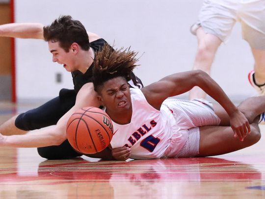 Rebs stumble in 45-32 loss to Lake Travis