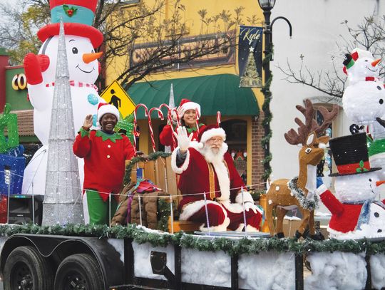 Santa brings cheer, Grinch instills fear