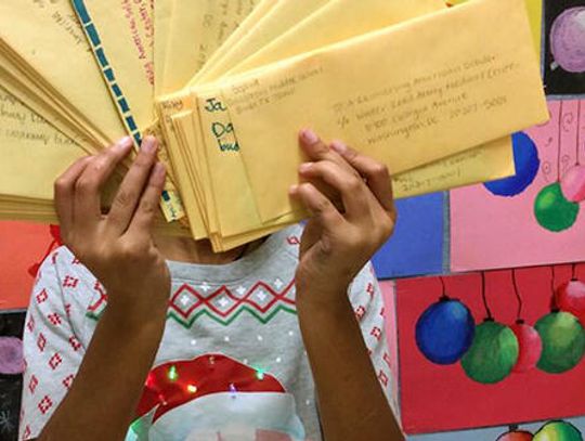 Santa letters from Christine Smith’s second grade class at Fuentes Elementary