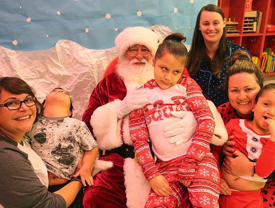 Santa Sightings at Hays CISD
