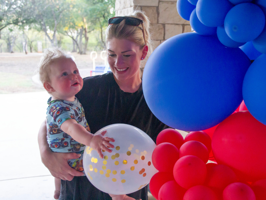 Scenes from National Night Out in Buda