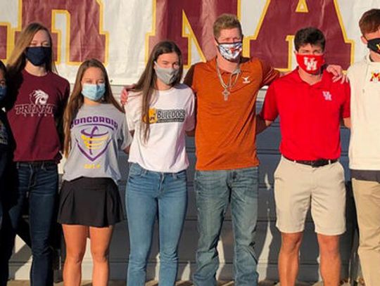 Seven Dripping Springs seniors announce college commitments