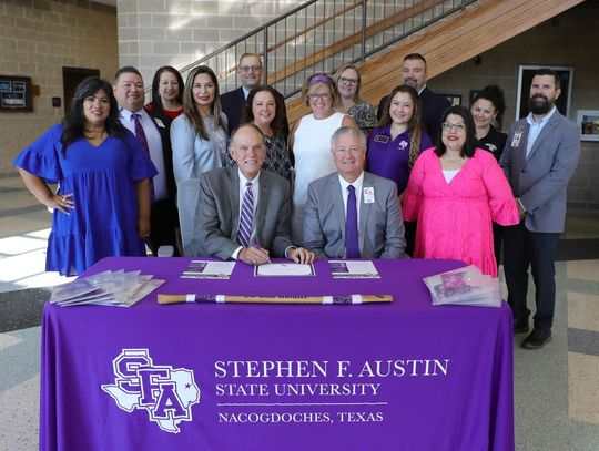 SFA announces HCISD as distinguished partner