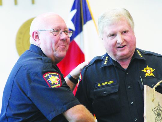 Sheriff Cutler and Chief Davenport retire in style