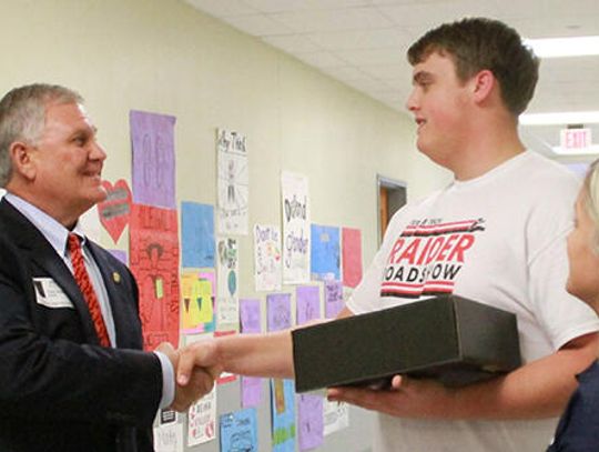 Surprise scholarship for Steele