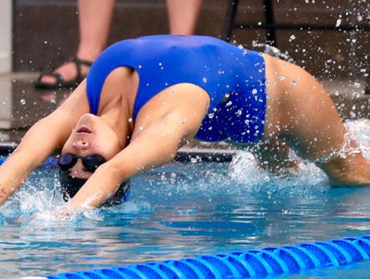 Swimmers prepare for district competition at Lobo-hosted meet