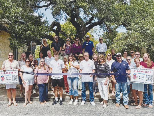 The Clean Home Crew celebrates in Dripping Springs