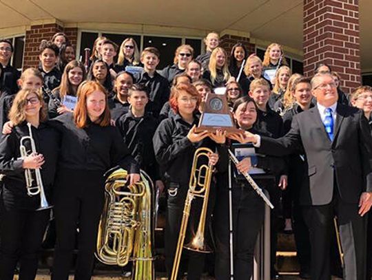 Three HCISD middle school bands earn sweepstakes