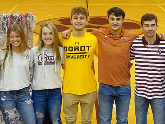 Tiger athletes sign letters of intent