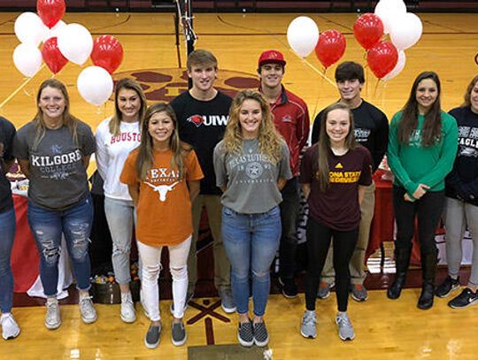Tiger athletes sign national letters of intent