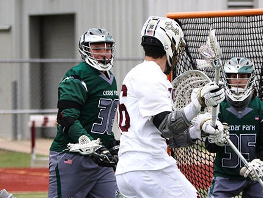 Tiger lacrosse  triumphs over Timberwolves