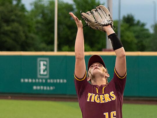 Tiger softball outmuscles Tivy to regional semifinals