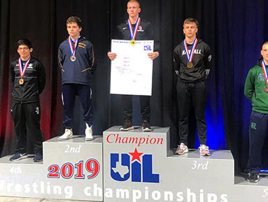 Tiger wrestler takes gold at state