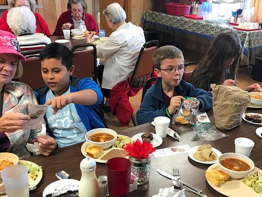Tigers share experience at senior activity center