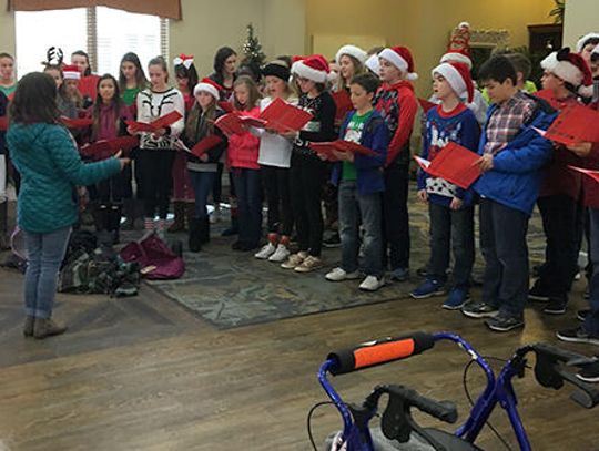Tigers spread holiday cheer