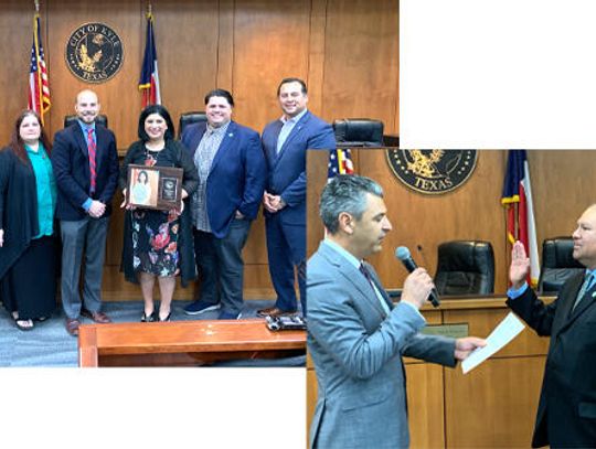 Tobias sworn in as member of the Kyle City Council