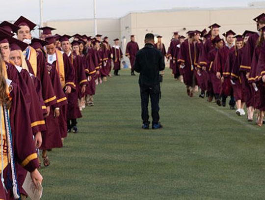 Toughing out cost of graduation
