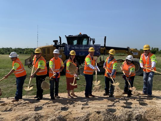 TxDOT breaks ground on FM 2001 West Realignment Project