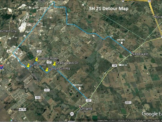 TxDOT to close Highway 21 to fix collapsed culvert