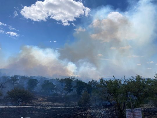 UPDATED: Fire crews battle large wildfire in Dripping Springs, 100% contained