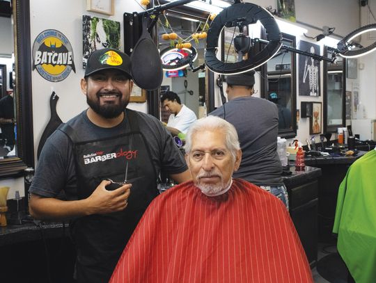 Veterans receive free haircuts