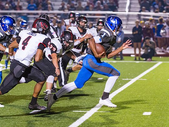 Vista Ridge rolls past Lehman 49-7