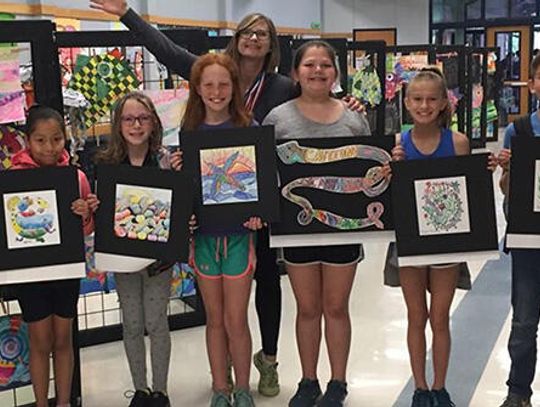 Walnut Springs students earn art hours