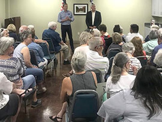 Water, schools top public forum