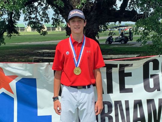 Wimberley earns gold in state golf