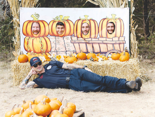 Wimberley Fire Rescue falls into pumpkin fun
