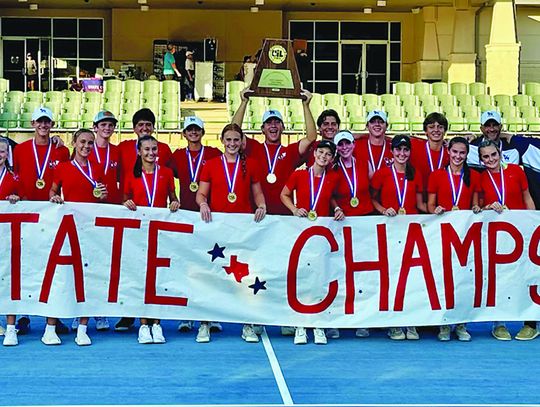 Wimberley High School tennis wins State championship