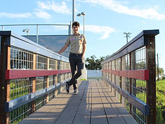 Wimberley High sophomore constructs pedestrian bridge